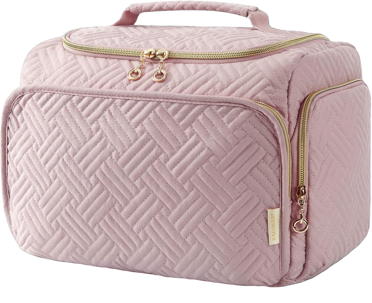 Travel Toiletry Bag for Women, Cosmetic Bag Makeup Bag Organizer with Handle, Travel Bag for Toiletries, Travel Accessories, Full Sized Container