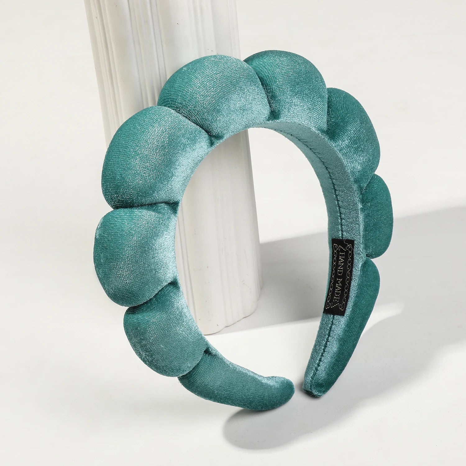 1 Pcs Spa Headband for Washing Face,No-Slip Leopard Sponge Makeup Skincare Hair Band for Women Girl Puffy Padded Headwear